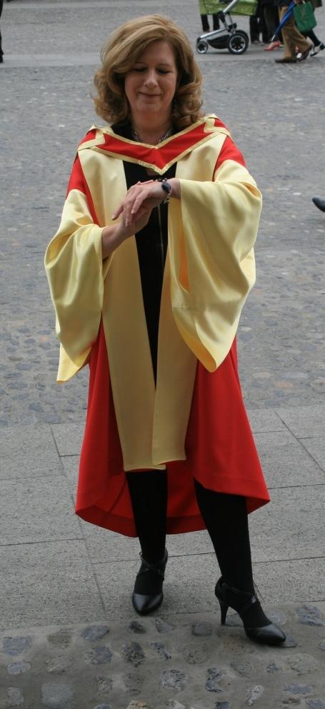 Barbara at graduation